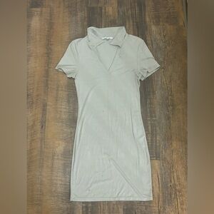Love Tree T-shirt Dress olive green